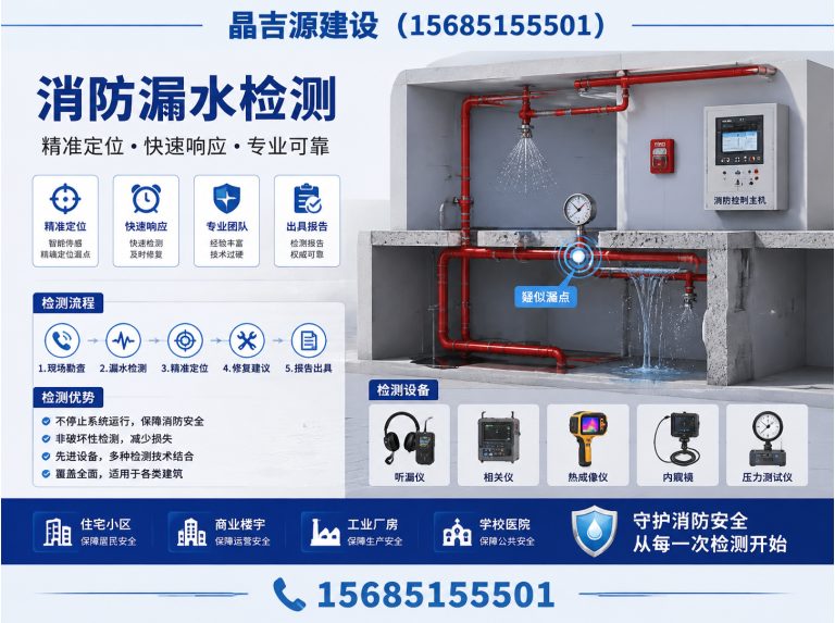 乌当区消防漏水检测展示图